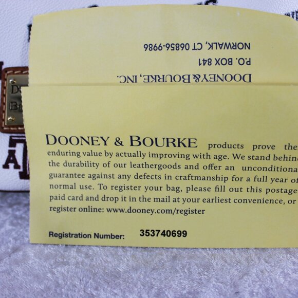 Dooney & Bourke Texas A&M Small Celeste Satchel - Picture 12 of 13
